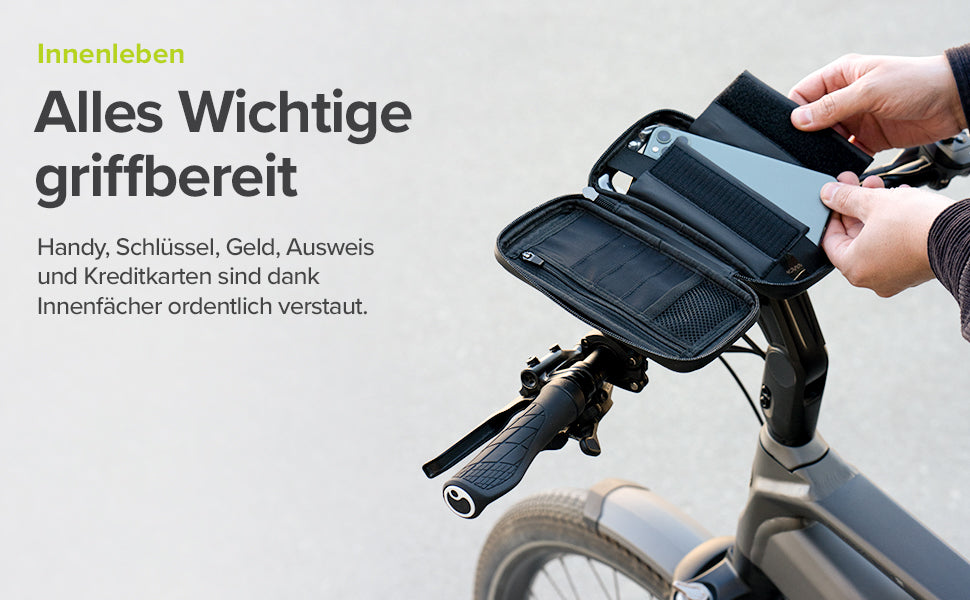 Tour Case wasserdichte Fahrrad Handyhalterung universal für 5.0-6.7  Smartphone